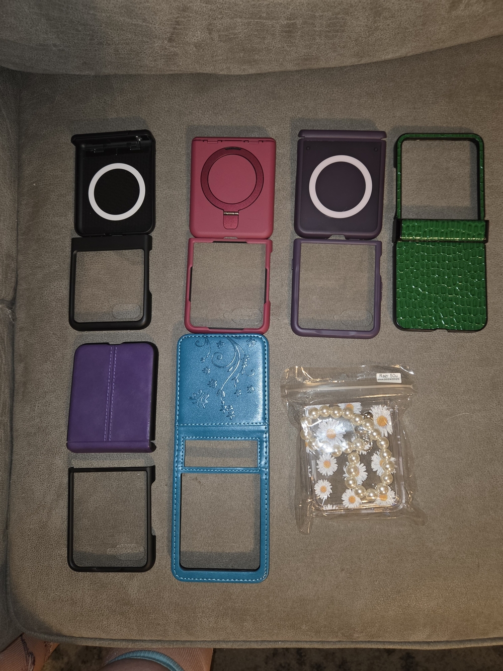 Assorted Magnetic  Case Covers - Multiple Colors For Motorola RAZR + 2026